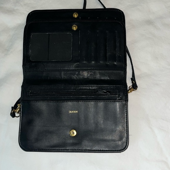 Buxton Black Crossbody Bag with Minimalist Design - Picture 3 of 5